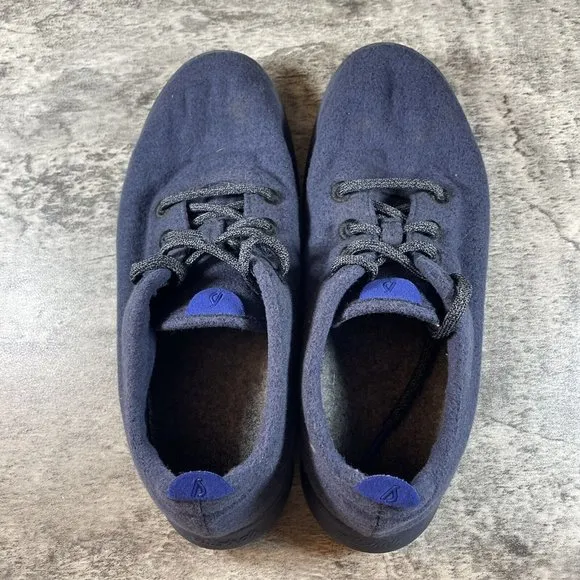 AllBirds &amp; Outdoor Voices Wool Runners Mens 10 Navy Blue Lace Up Shoes