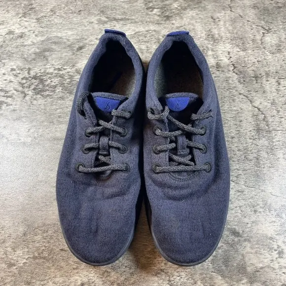 AllBirds &amp; Outdoor Voices Wool Runners Mens 10 Navy Blue Lace Up Shoes