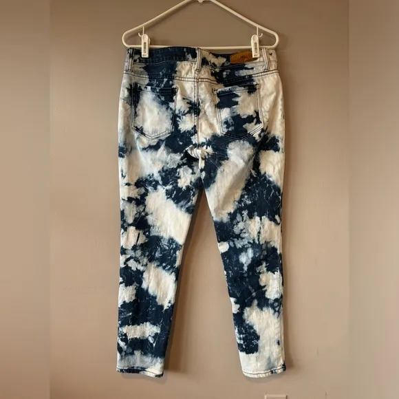 Allen B. by Allen Schwartz Women’s Tie Dye Straight Leg Denim Jeans Size 29‎