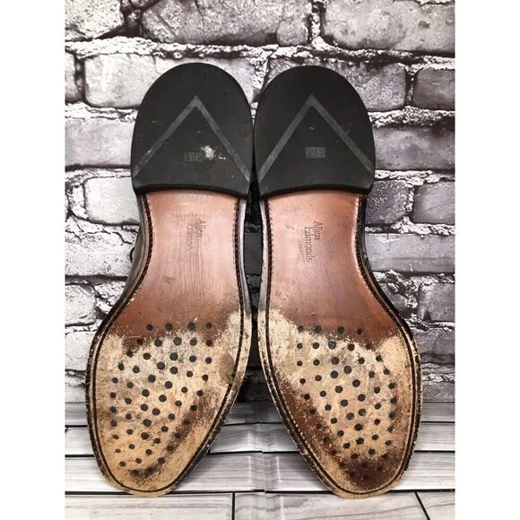 Allen Edmonds Dawson Brown Leather Derby Blucher Bicycle Dress Shoes Men Sz 13D