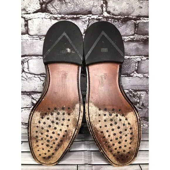 Allen Edmonds Dawson Brown Leather Derby Blucher Bicycle Dress Shoes Men Sz 13D