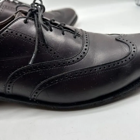 Allen Edmonds Men's Brown Leather Chester Winthrop Oxfords Marlow Shoes 11.5