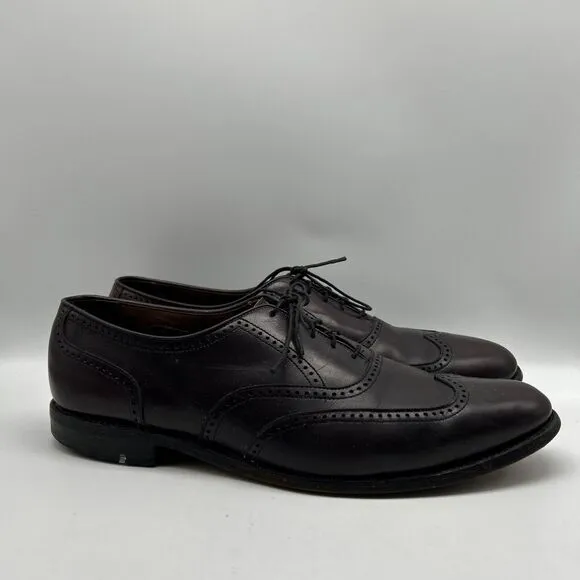 Allen Edmonds Men's Brown Leather Chester Winthrop Oxfords Marlow Shoes 11.5