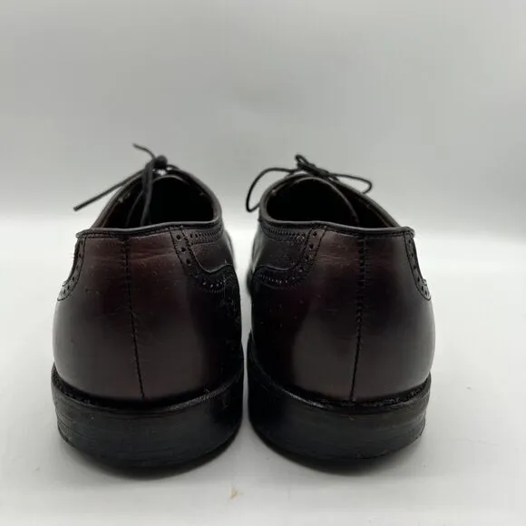 Allen Edmonds Men's Brown Leather Chester Winthrop Oxfords Marlow Shoes 11.5
