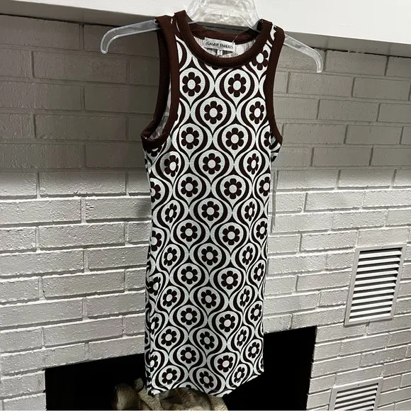 Almost Famous Pullover Sleeveless Dress NWT Juniors Medium, Mint and Chocolate