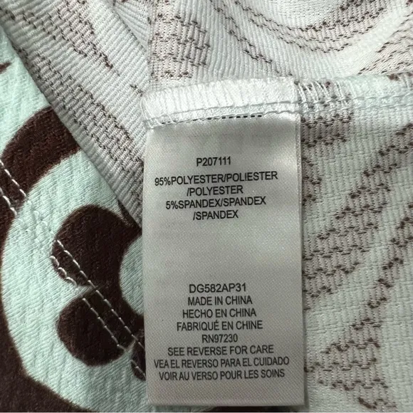Almost Famous Pullover Sleeveless Dress NWT Juniors Medium, Mint and Chocolate