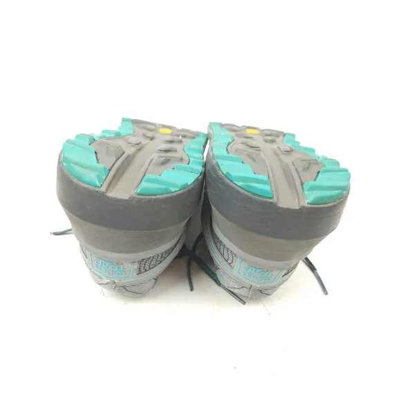 Altra Olympus 3.0 Size 10.5 Women’s Grey Teal Trail Running Shoes AFW1859F-2