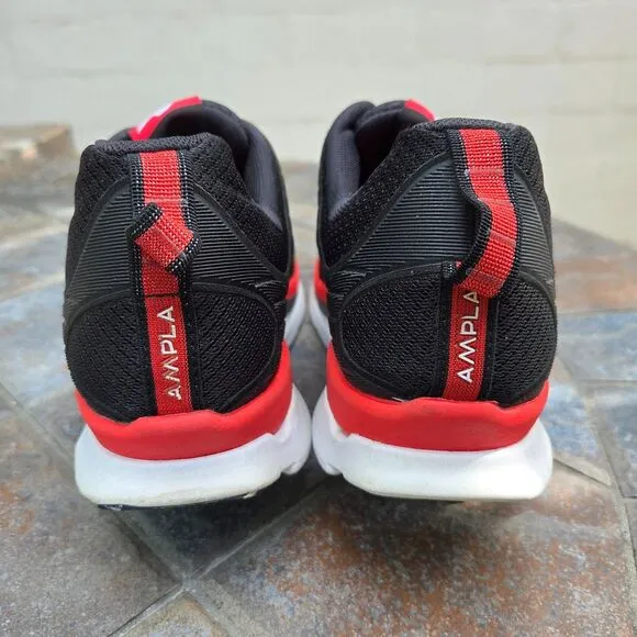 AMPLA Fly Running Shoes Men's 12 Carbon Fiber Spring Black Red Excellent RARE