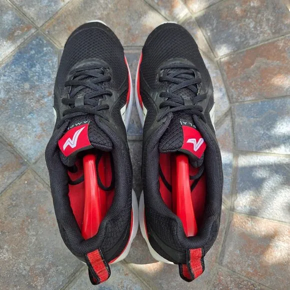 AMPLA Fly Running Shoes Men's 12 Carbon Fiber Spring Black Red Excellent RARE