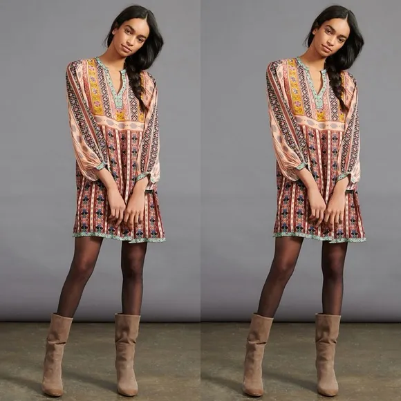 Anthropologie Agatha Tunic Dress