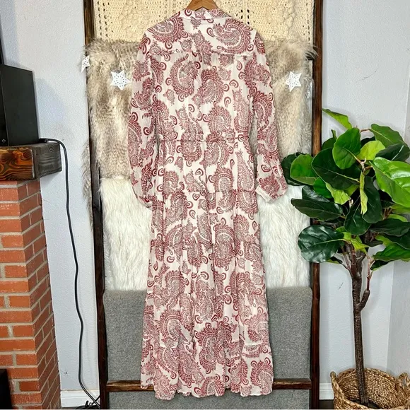 Anthropologie Aleah Printed Maxi Dress