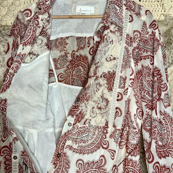 Anthropologie Aleah Printed Maxi Dress