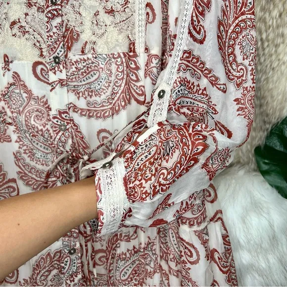 Anthropologie Aleah Printed Maxi Dress