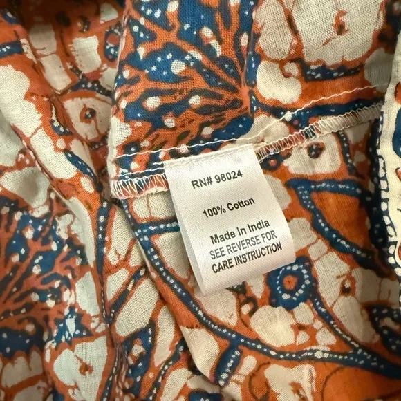 Anthropologie Love The Label Smocked Bust Tiered Bouquet Maxi Dress Size Large