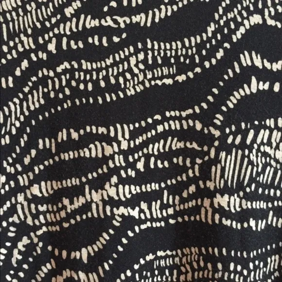 Anthropologie Maeve  Black Turtleneck Printed Swing Dress XS
