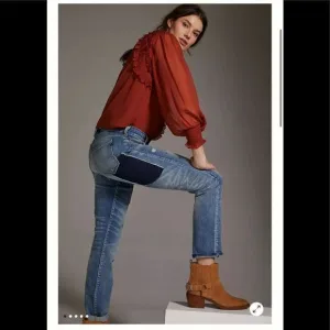 Anthropologie Pilcro The Selvedge Low-Rise Straight Jeans