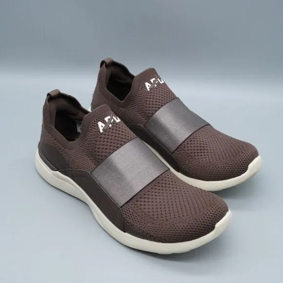 APL Techloom Bliss Knit Running Shoes Women's Size 8 Brown 0622XC
