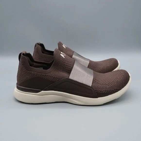 APL Techloom Bliss Knit Running Shoes Women's Size 8 Brown 0622XC