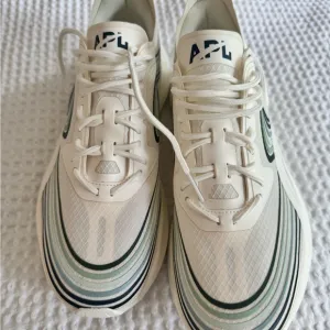 APL Women’s Steamline White and Green Athletic Shoes