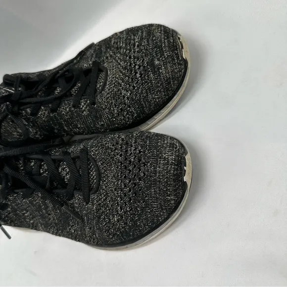 APL Womens Techloom Pro W Running Shoes Black Gold Heathered Lace Up Size 8.5