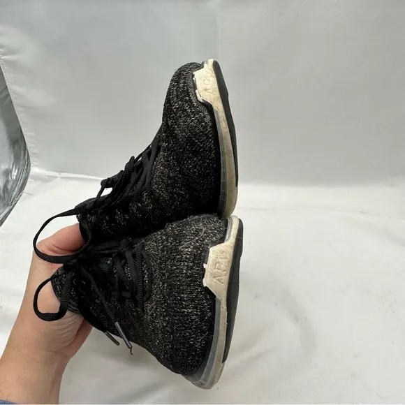 APL Womens Techloom Pro W Running Shoes Black Gold Heathered Lace Up Size 8.5