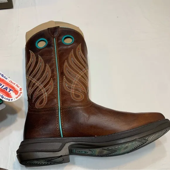 Ariat Anthem Myra Western Boots Brown Womens 7 New