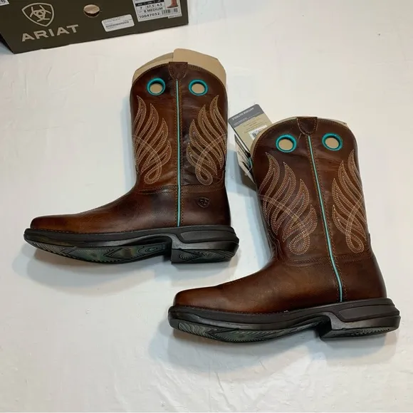 Ariat Anthem Myra Western Boots Brown Womens 7 New
