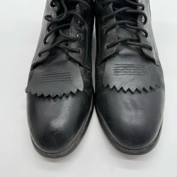 Ariat Heritage Lacer Boots Mens 11.5 Black Leather Western Cowboy Work 32501