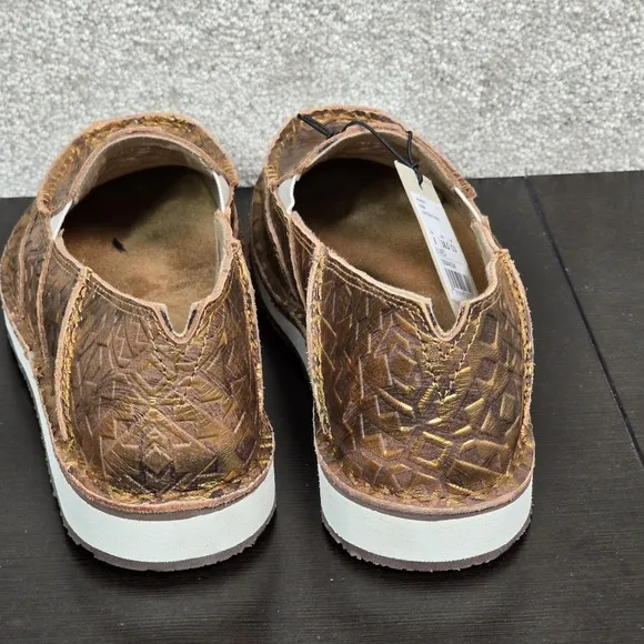 Ariat® Ladies Cruiser Copper Blanket Embossed Slip On Shoes 10044534 8B New