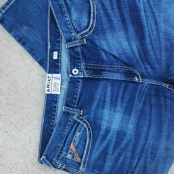 Ariat Relaxed Boot Cut M4 42/34 Denim Jeans Cowboy Western Boots
