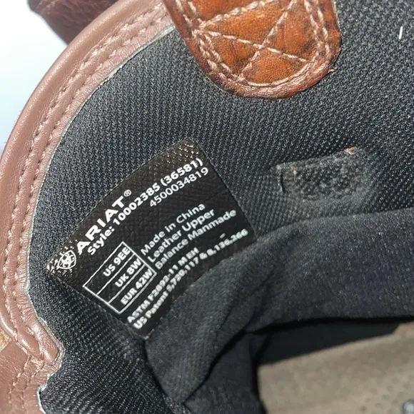 Ariat Sierra Work leather waterproof safety boots