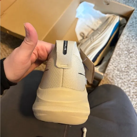 Asics Cream Running Shoes