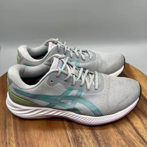 Asics Gel Excite 9 Shoes Womens Size 10 Silver Running Athletic Sneaker Trainers