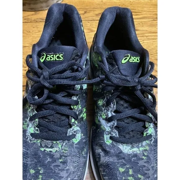 ASICS Gel Kayano 23 green/black running shoes white sneakers Mens size 8.5