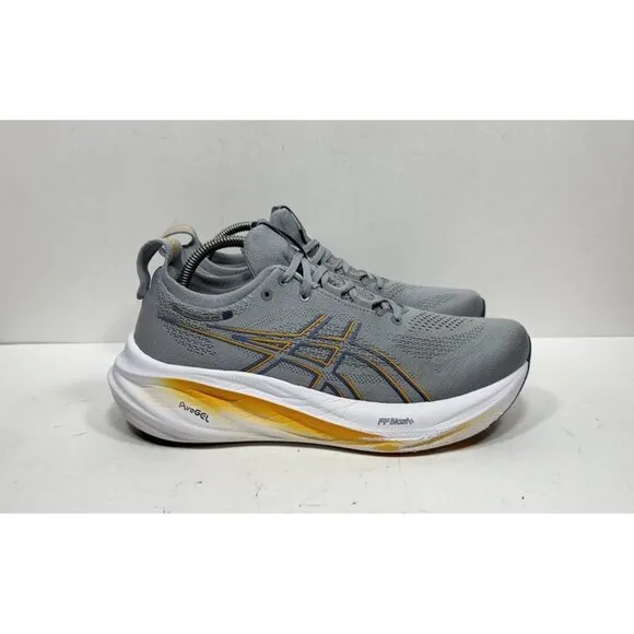ASICS Gel Nimbus 26 1011B794 Gray Running Shoes Sneakers Men’s Size 9