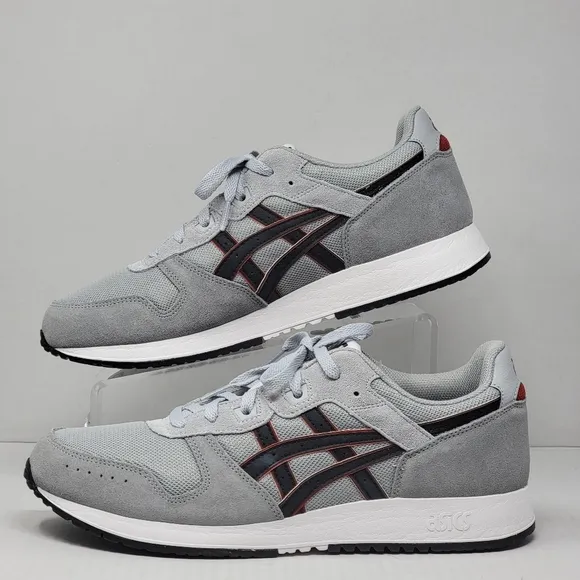 Asics Lyte Classic 1201A477-026 Men's Running Shoes Mid Grey Black Size 7.5 New