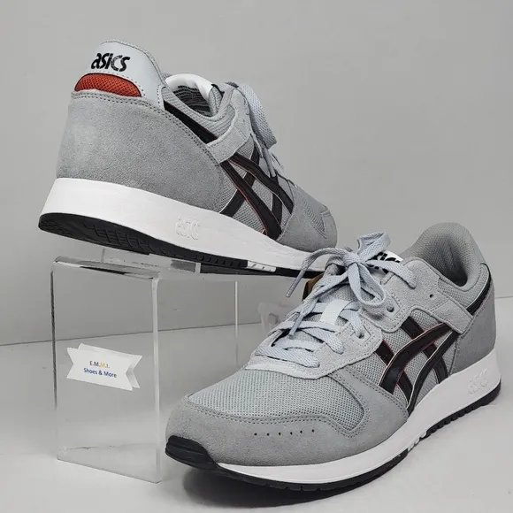Asics Lyte Classic 1201A477-026 Men's Running Shoes Mid Grey Black Size 7.5 New