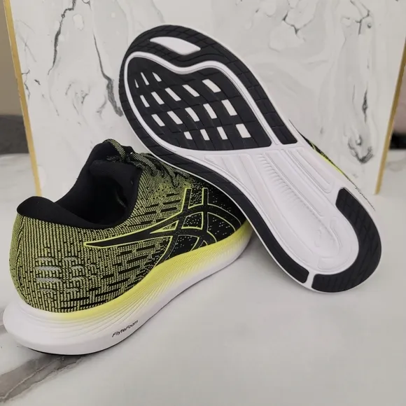 ASICS Men's EvoRide 2   Running Shoes 1011B017-004 black/glow yellow size 10.5