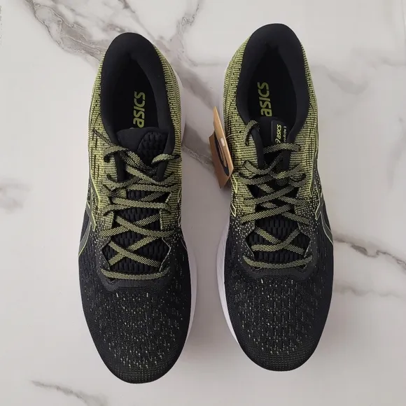 ASICS Men's EvoRide 2   Running Shoes 1011B017-004 black/glow yellow size 10.5