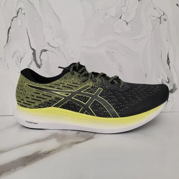 ASICS Men's EvoRide 2   Running Shoes 1011B017-004 black/glow yellow size 10.5