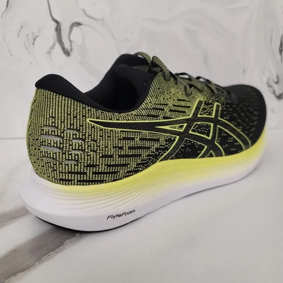 ASICS Men's EvoRide 2   Running Shoes 1011B017-004 black/glow yellow size 10.5