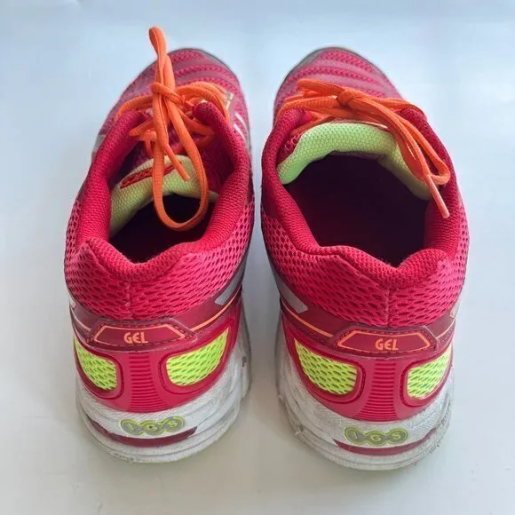 Asics Men's Gel DS Trainer 18 Cross‎ Trainers Yellow Red Athletic Shoes Size 11