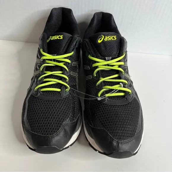 Asics Mens Gel Glyde T844N Black Yellow Running Shoes Sneakers.