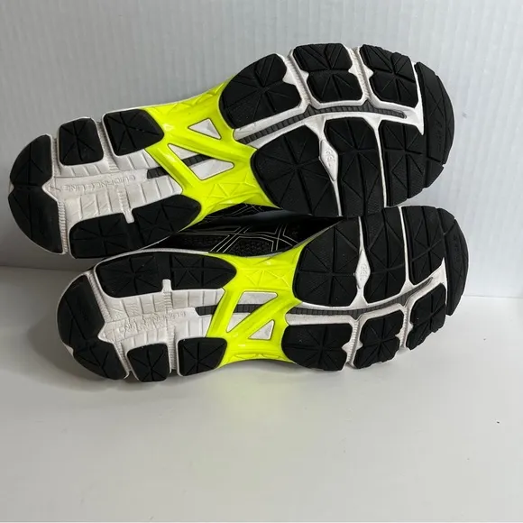Asics Mens Gel Glyde T844N Black Yellow Running Shoes Sneakers.