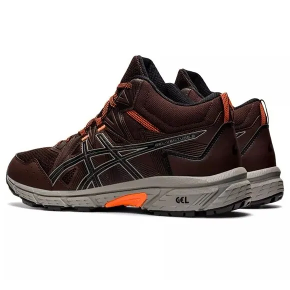 ASICS Men's Gel-Venture 8 Mid Top Running Shoes 10.5 Coffee/Clay Grey