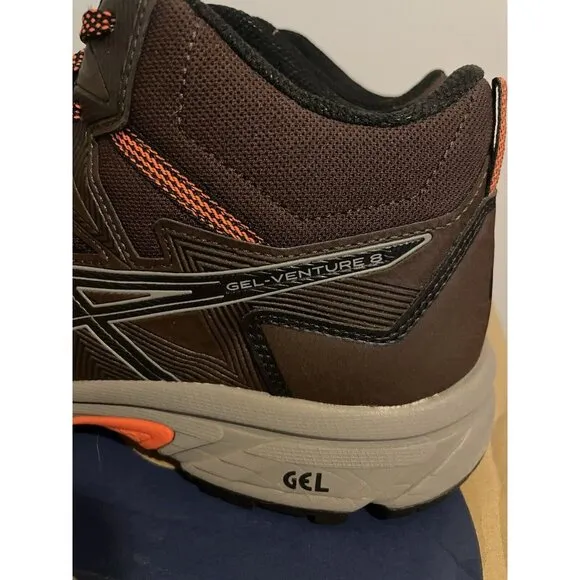ASICS Men's Gel-Venture 8 Mid Top Running Shoes 10.5 Coffee/Clay Grey