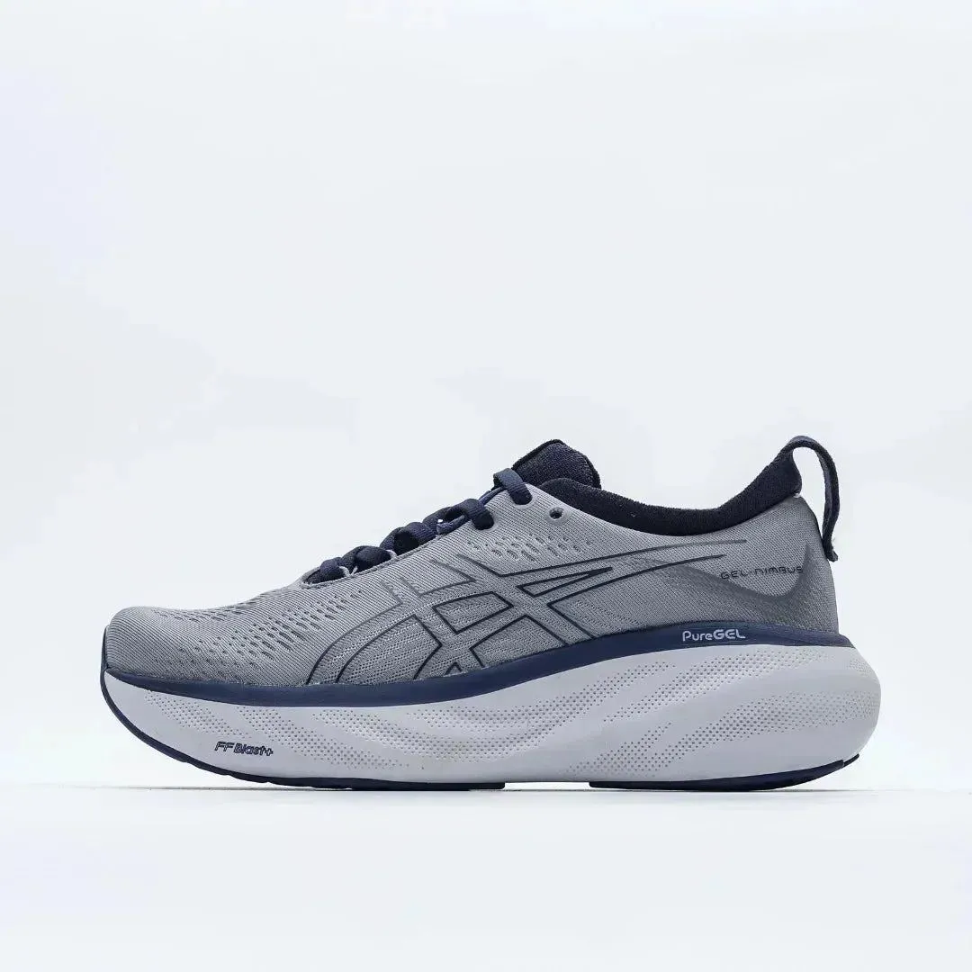 Asics Nimbus 25  Men Running Shoes Low-top Anti-slip Breathable Lightweight Sneaker Unisex