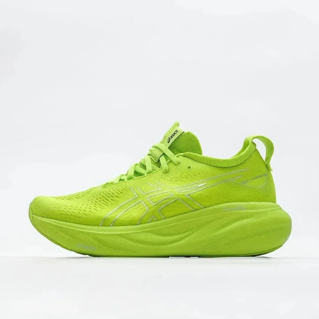 Asics Nimbus 25  Men Running Shoes Low-top Anti-slip Breathable Lightweight Sneaker Unisex
