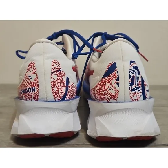 Asics Novablast Mens Size 13 Blue White London Running Sneakers Shoes 1011B119