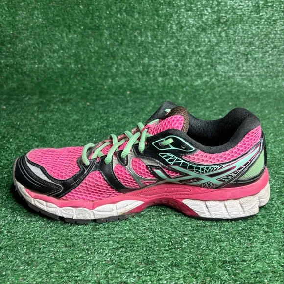 Asics Shoes Womens Size 9 Gel Nimbus 16 Running Lace Up Sneakers Pink